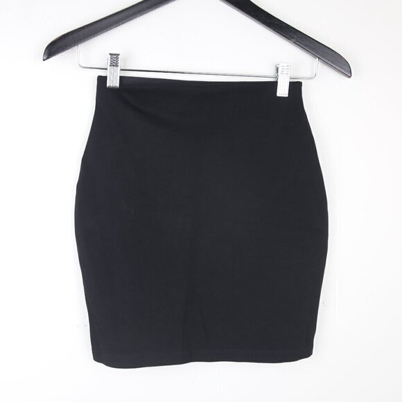 Aritzia Sunday Best Nora Skirt High-rise A-line Mini in Black Size 2XS - Picture 3 of 7
